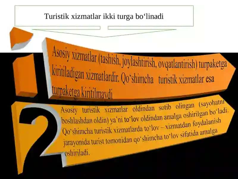 Turistik xizmatlar 4