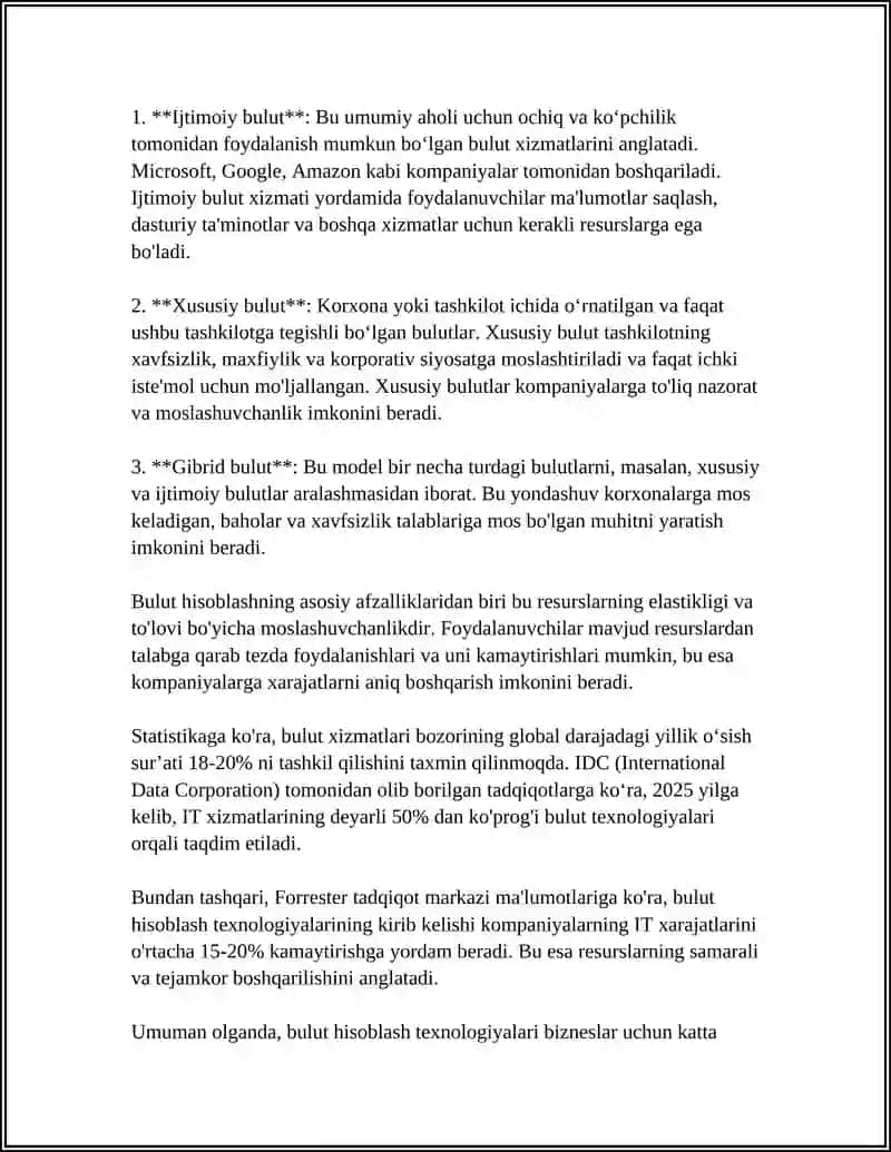 FRESH BULUT QUYI TIZIMINING PRINSIPLARINI AYTIB BERING 4