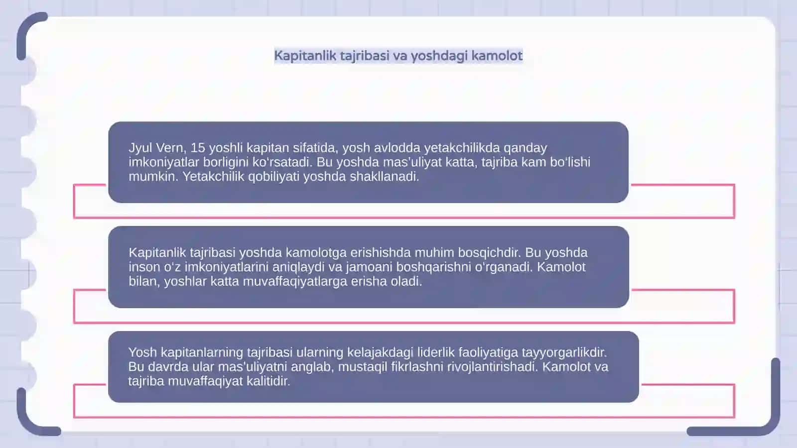 Jyul Vern,, 15 yoshli kapitan'' asari tahlili 4