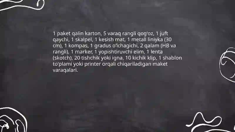 Koʻpyiqlar va ularning sodda kesimlarning maketlarini yasash 4
