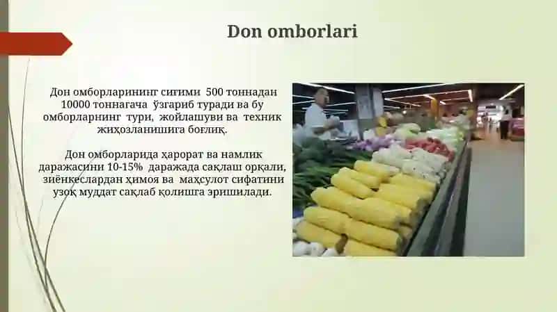 Poliz ekinlarini saqlash usullari va omborxona turlari 4