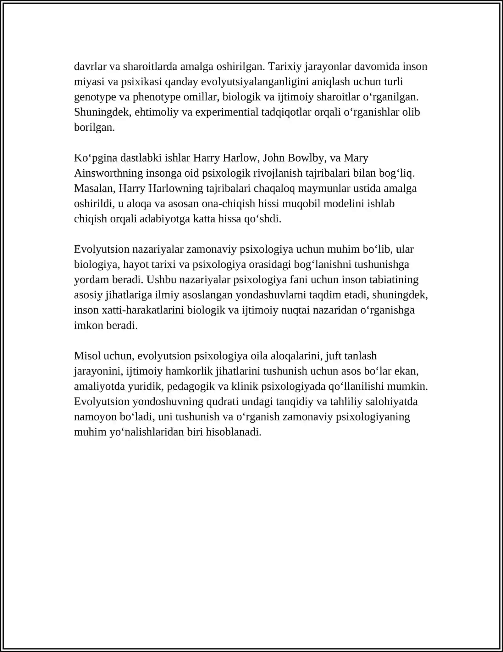 PSIXIKANING EVALUTSION TARAQQIYOTI 4