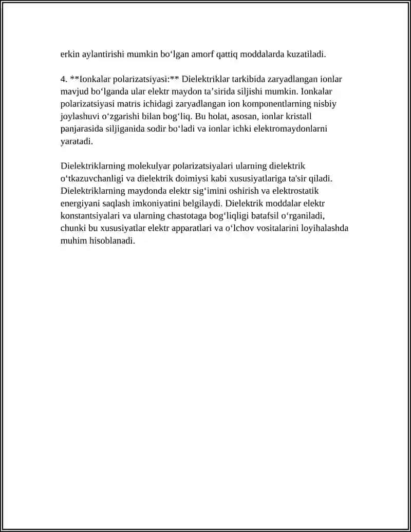 ELEKTROSTATIK MAYDONDA DIELEKTRIKLAR 4