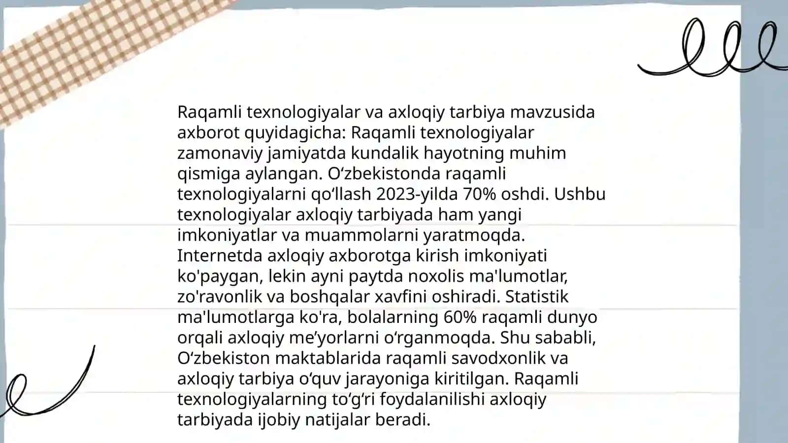Zamonaviy axloqiy tarbiyaning yutuqlari va kamchiliklari 4