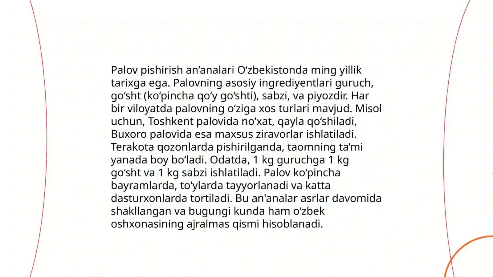 O'zbek milliy taomlari 4