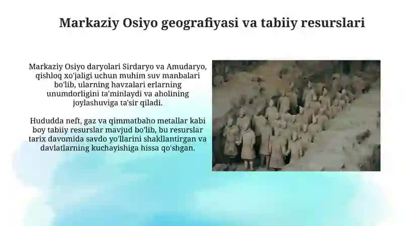 O'rta Osiyoni qadimgi xalqlari va davlat birlashmalari 4