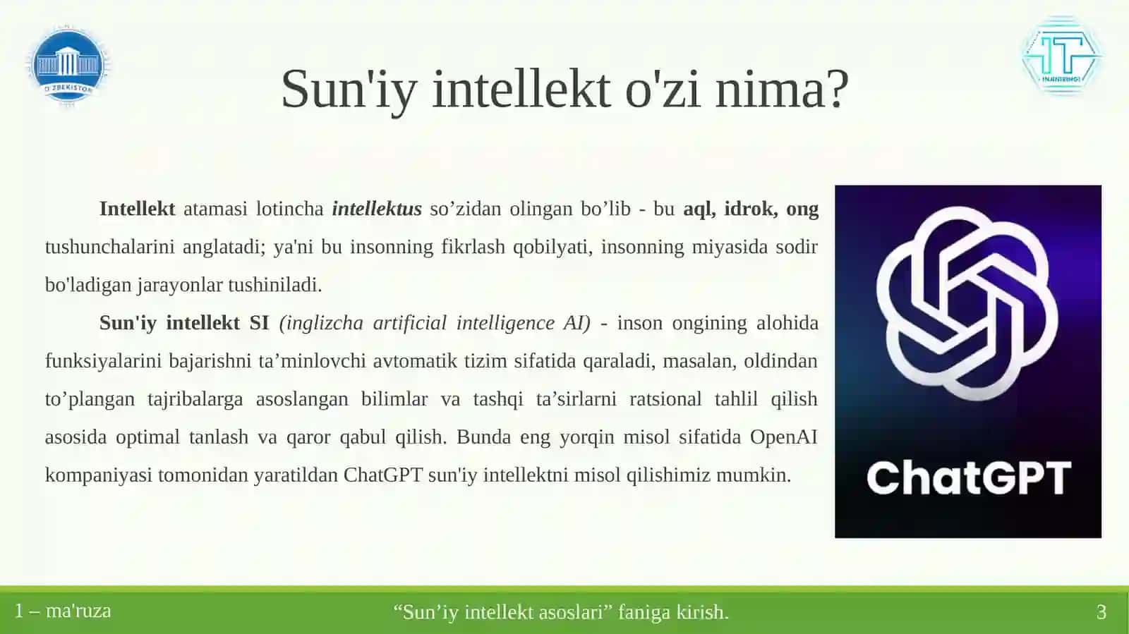 Sun’iy intellektga kirish 4
