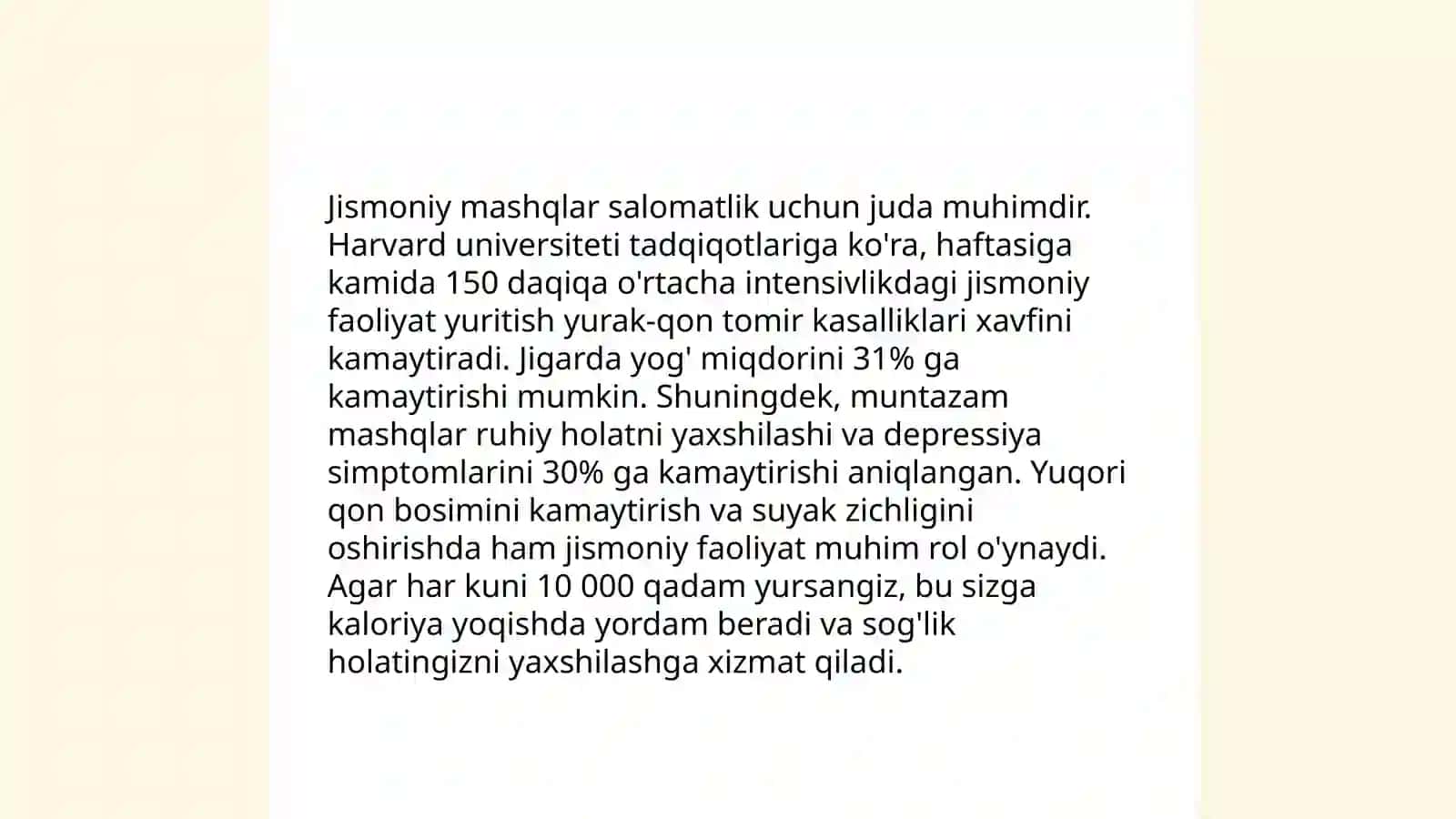 Harakat faolligi va salomatlik 4