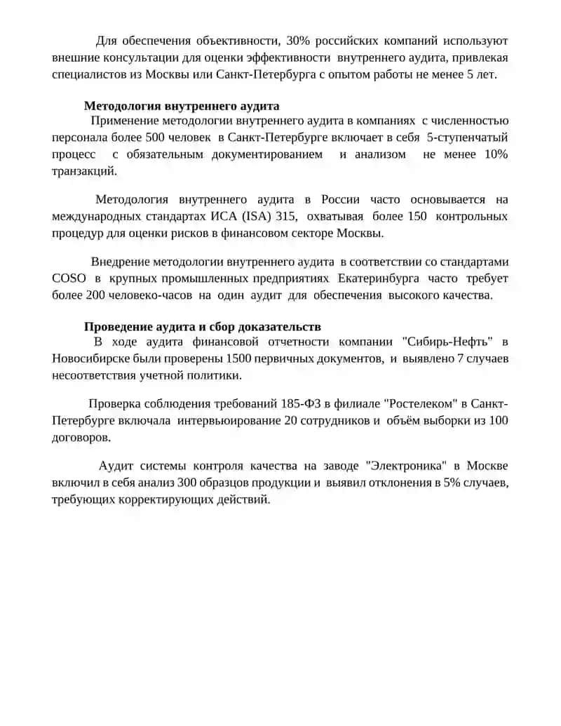 Внутренняя аудиторская служба 4