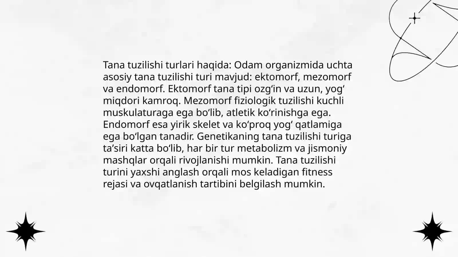 Shaxsning antropometrik xususiyatlari 4
