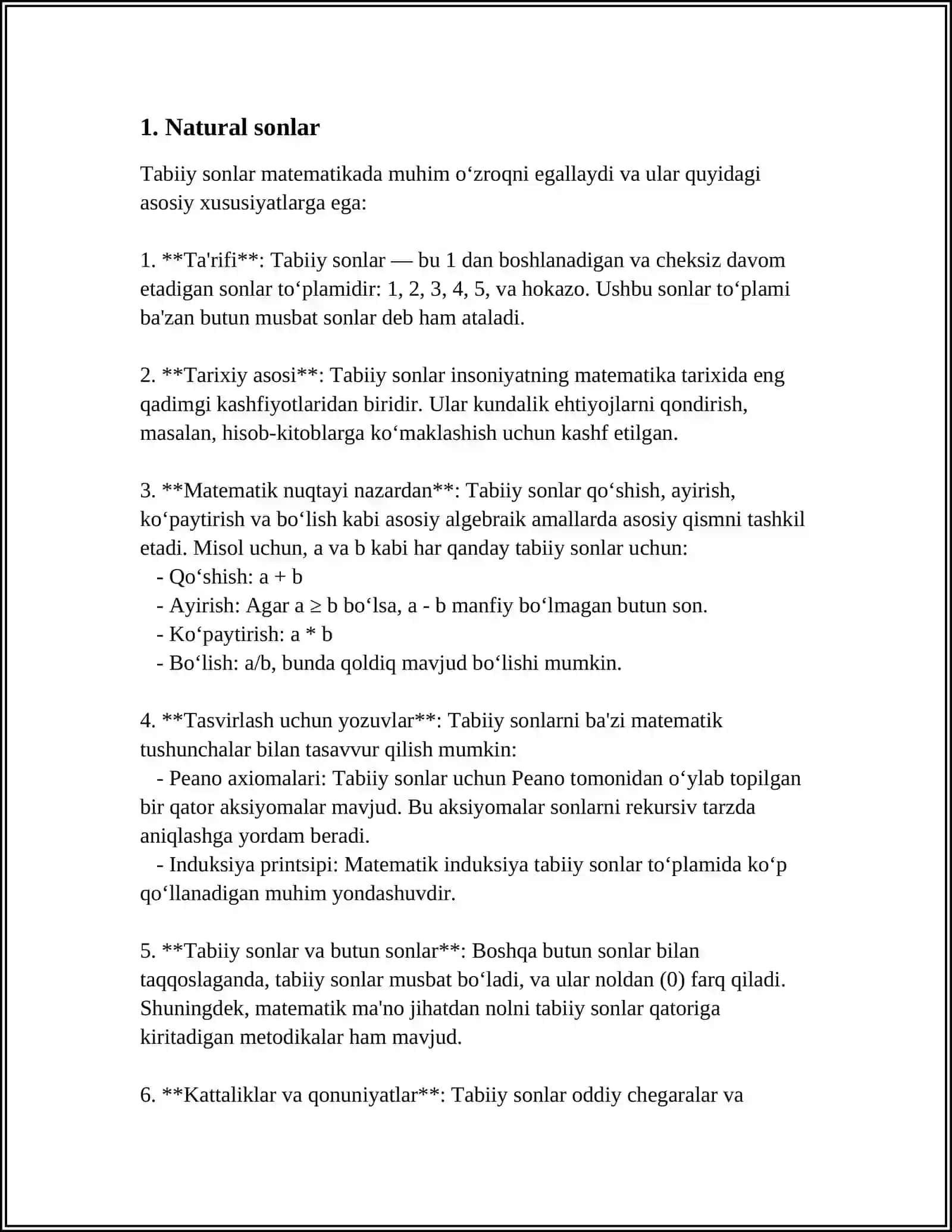 SON SOʻZ TURKUMI. SONNING MAʼNO TURLARI 4