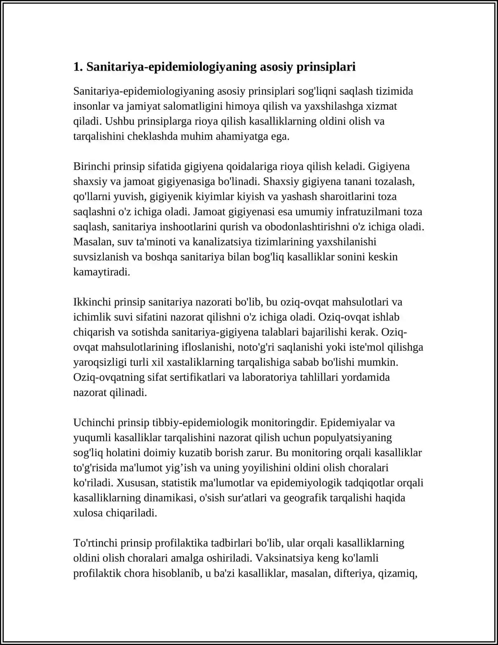 SANITARIYA EPIDEMIOLOGOYA HIZMATINI UYUSHTIRISH 4