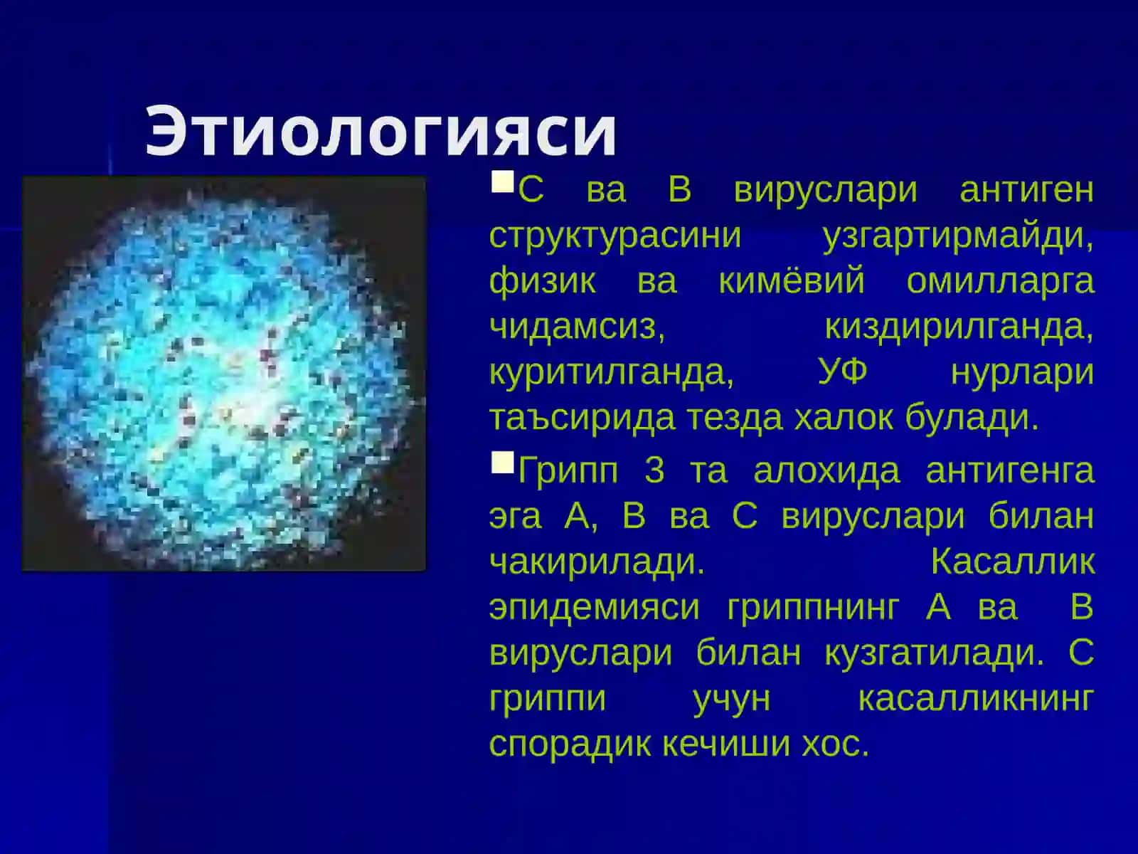 Грипп ва бошқа ўткир респиратор вирусли касалликлар 4