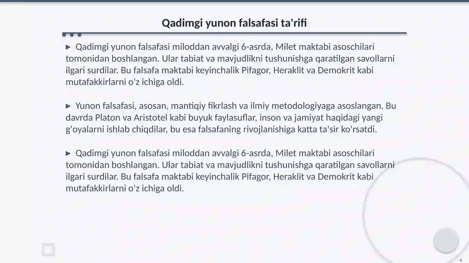 Qadimgi yunon Rim falsafiy maktablari 4