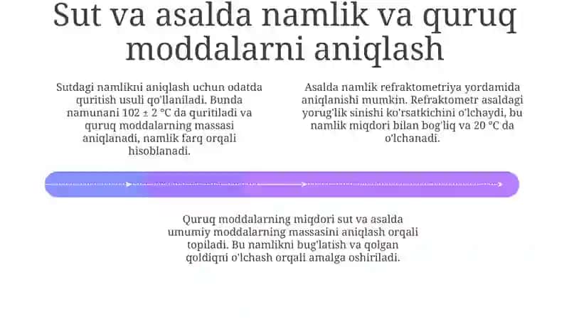 Sut va asalning analitik aniqlanishi 4