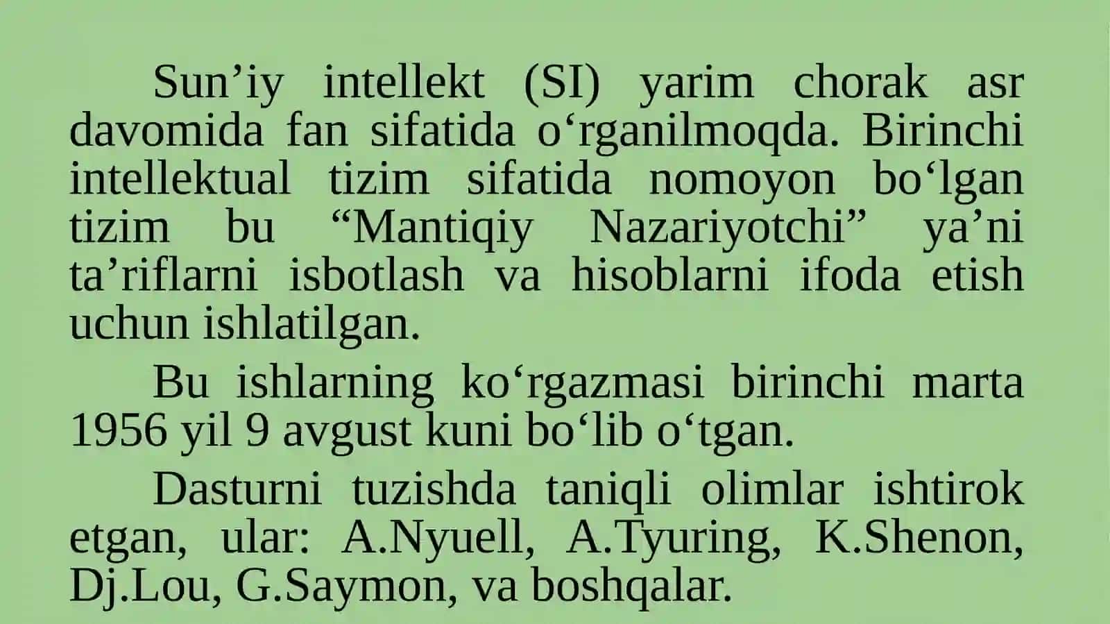 INTELEKTUAL BOSHQARUV TIZIMILARI 4