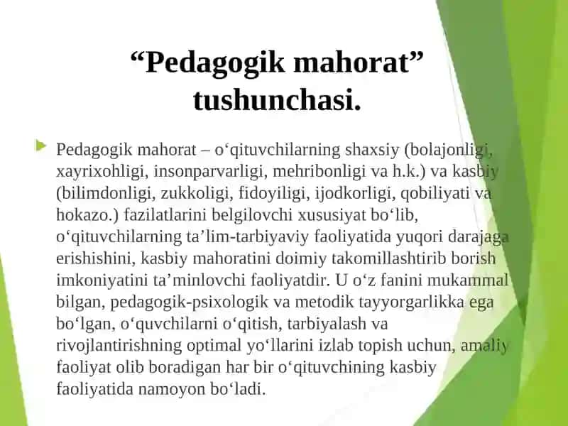 Pedagogik mahorat 4