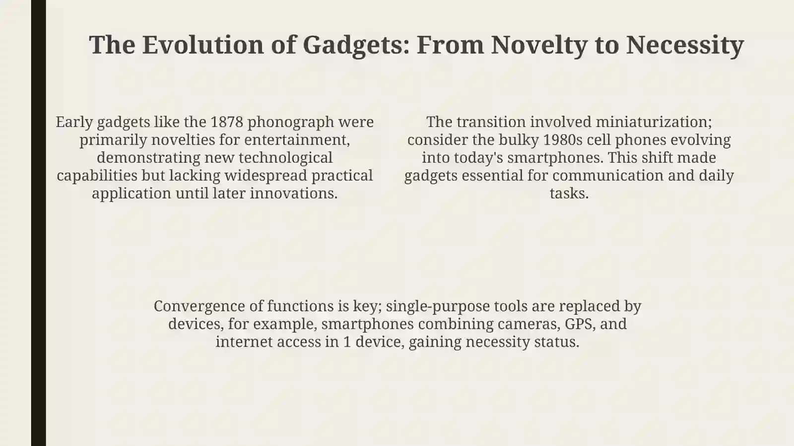 Gadgets 4