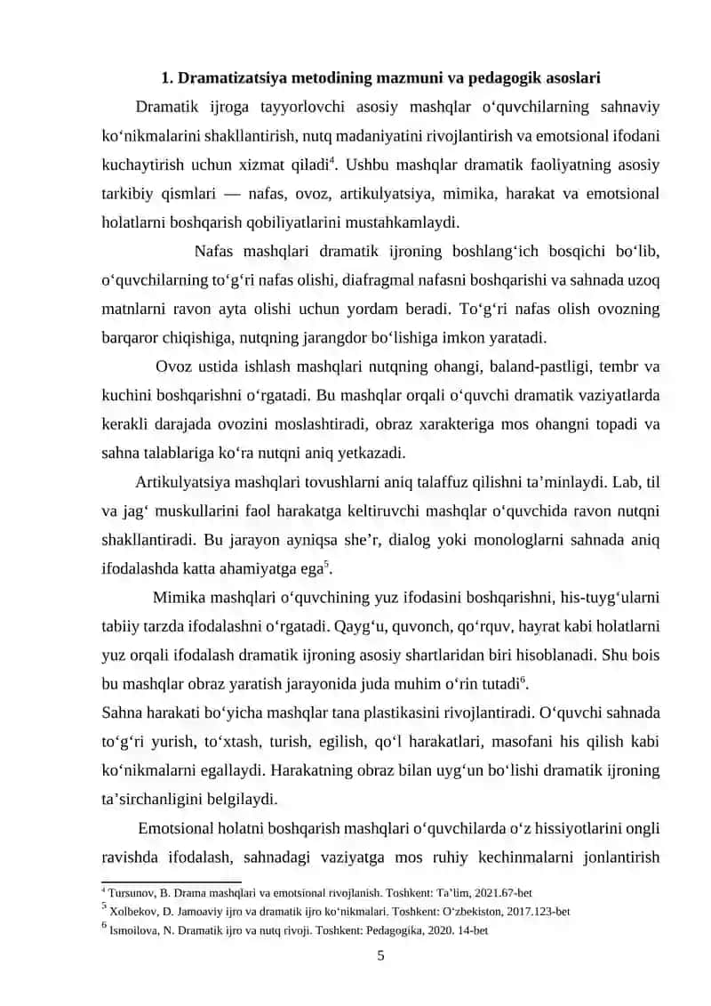Ona tili darslarida drammatizatsiya metodini qo'llash 4