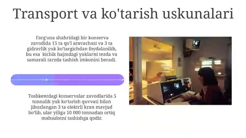 Konserva korxonalaridagi yordamchi qurilmalar 4