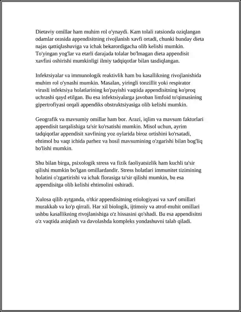 O'TKIR APPENDISIT 4