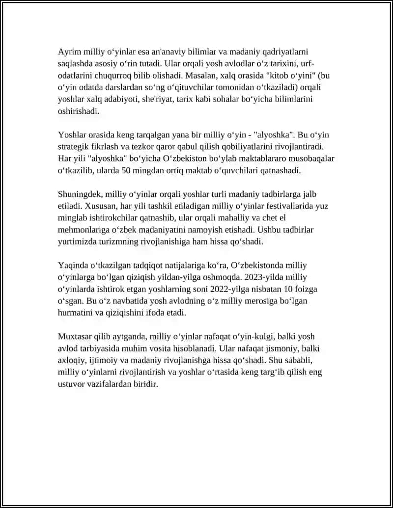 MILLIY O'YINLARNING TARBIYAVIY AHAMIYATI 4