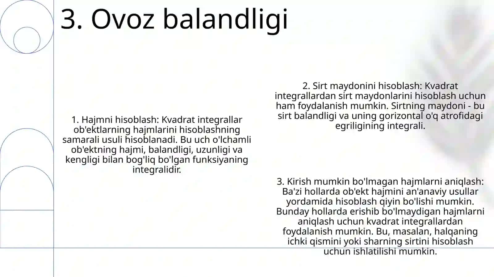 Karrali Integrallarning Tatbiqlari 4