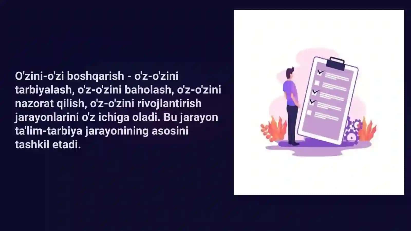 Pedagogik o'zini-o'zi boshqarish psixologiyasi 4
