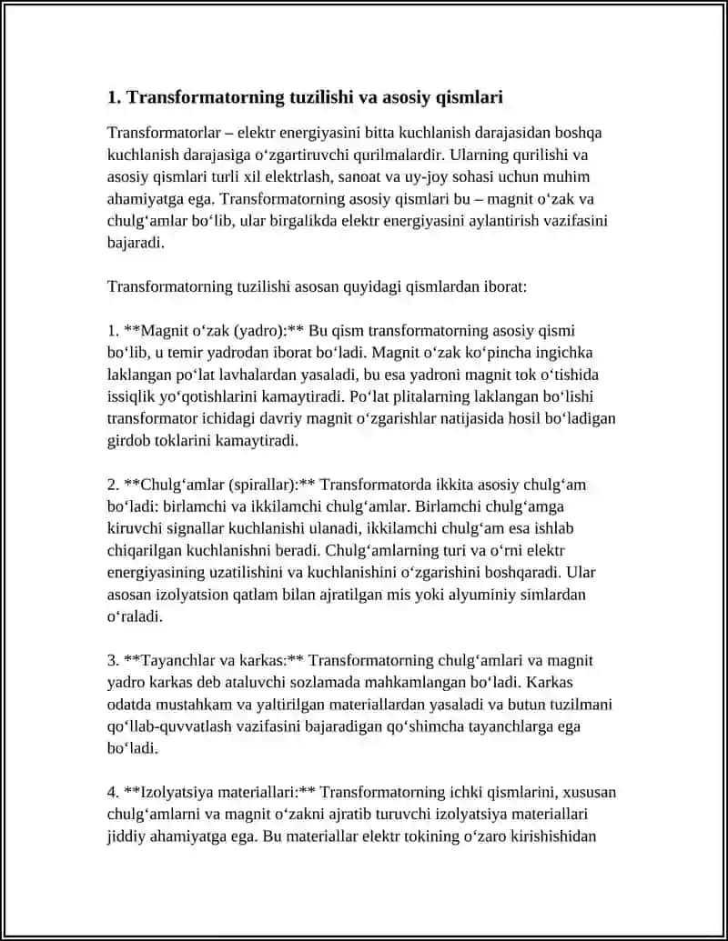 TRANSFORMATOR 4