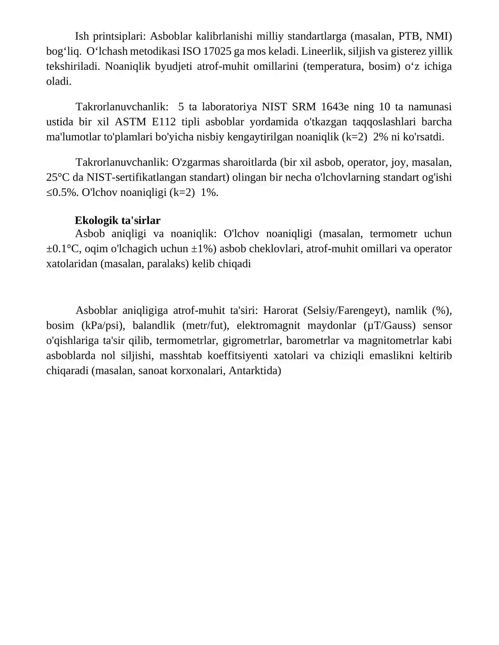 Olchash vositalari ishlash pirinsplari 4