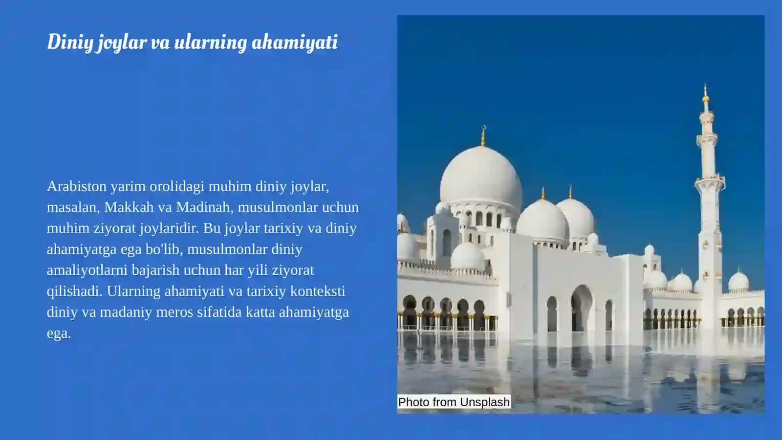 Arabiston yarim orolidagi diniy manzara 4