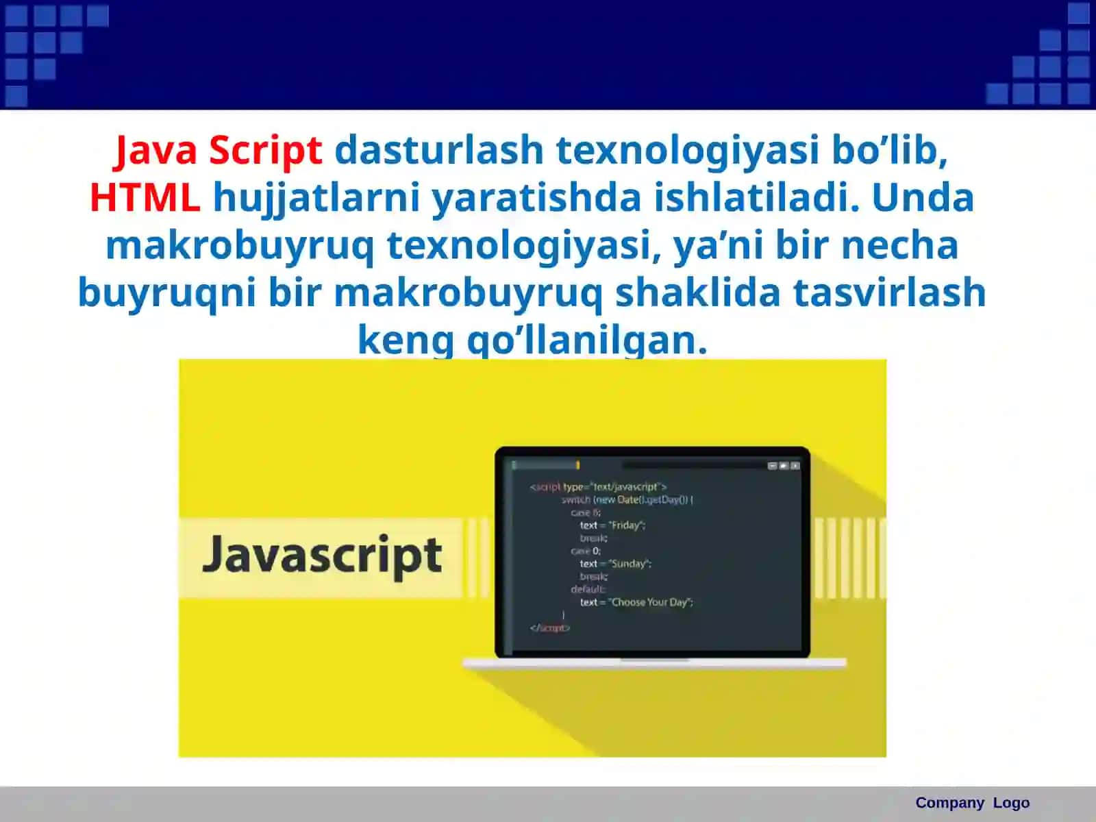 11-sinf Informatika Web-dizayn va uning dasturiy ta'minoti 4