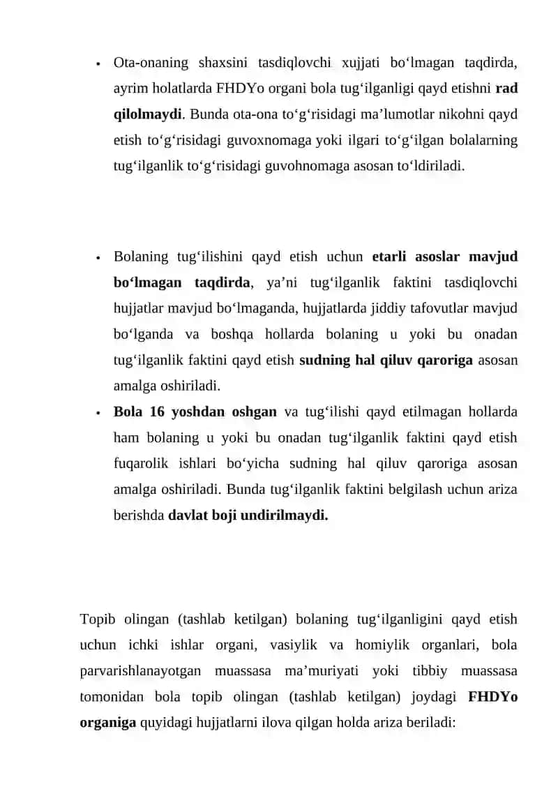 TUG‘ILISHNI QAYD ETISH 4