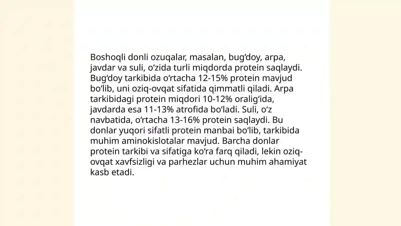 Boshoqli donli ozuqalarning umumiy tarkibi 4