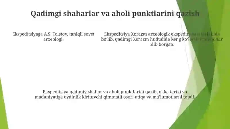 Qadimgi Xorazm Arxeologik Ekspeditsiyasi 4