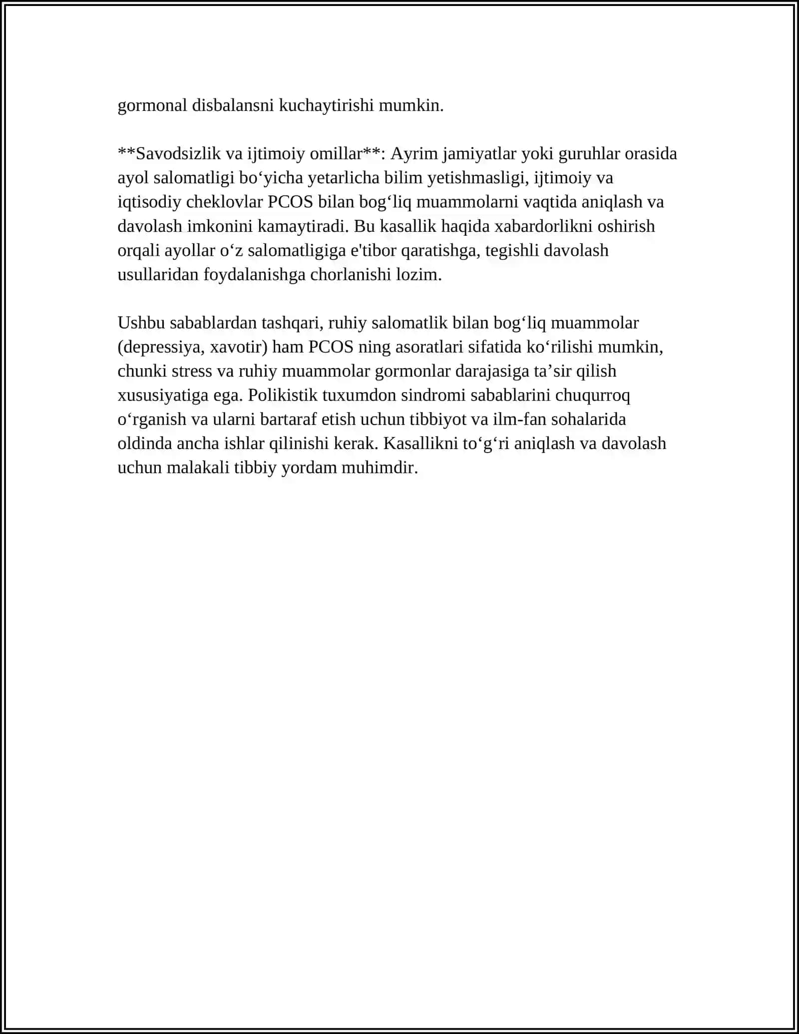 TUXUMDONLAR POLIKISTOZI 4