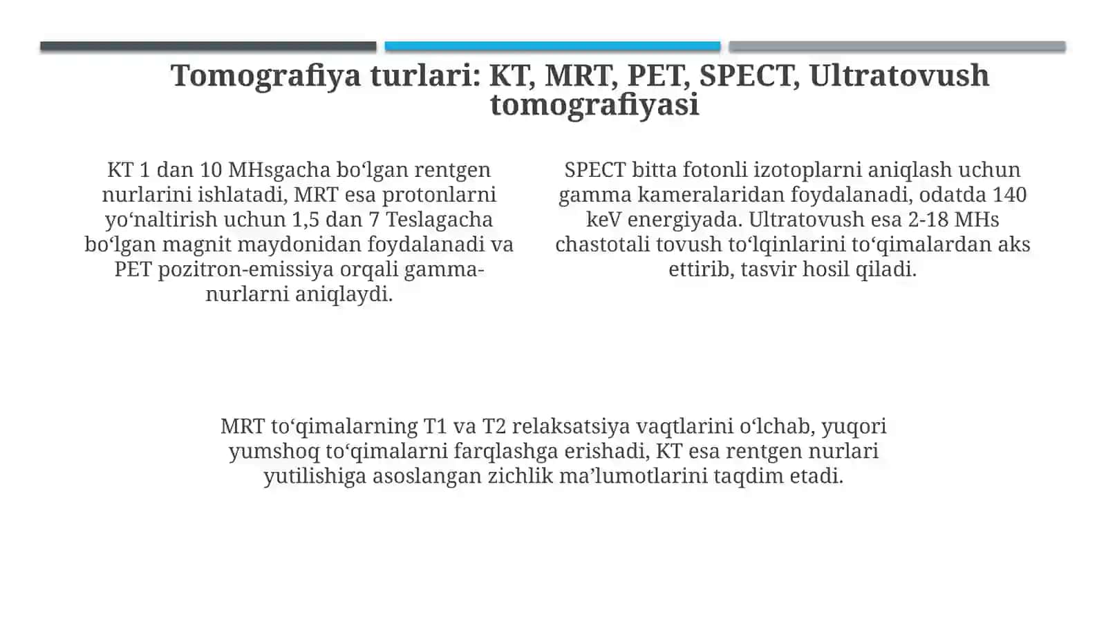 Tibbiy tomografiya apparatlarining ishlash prinsipi 4