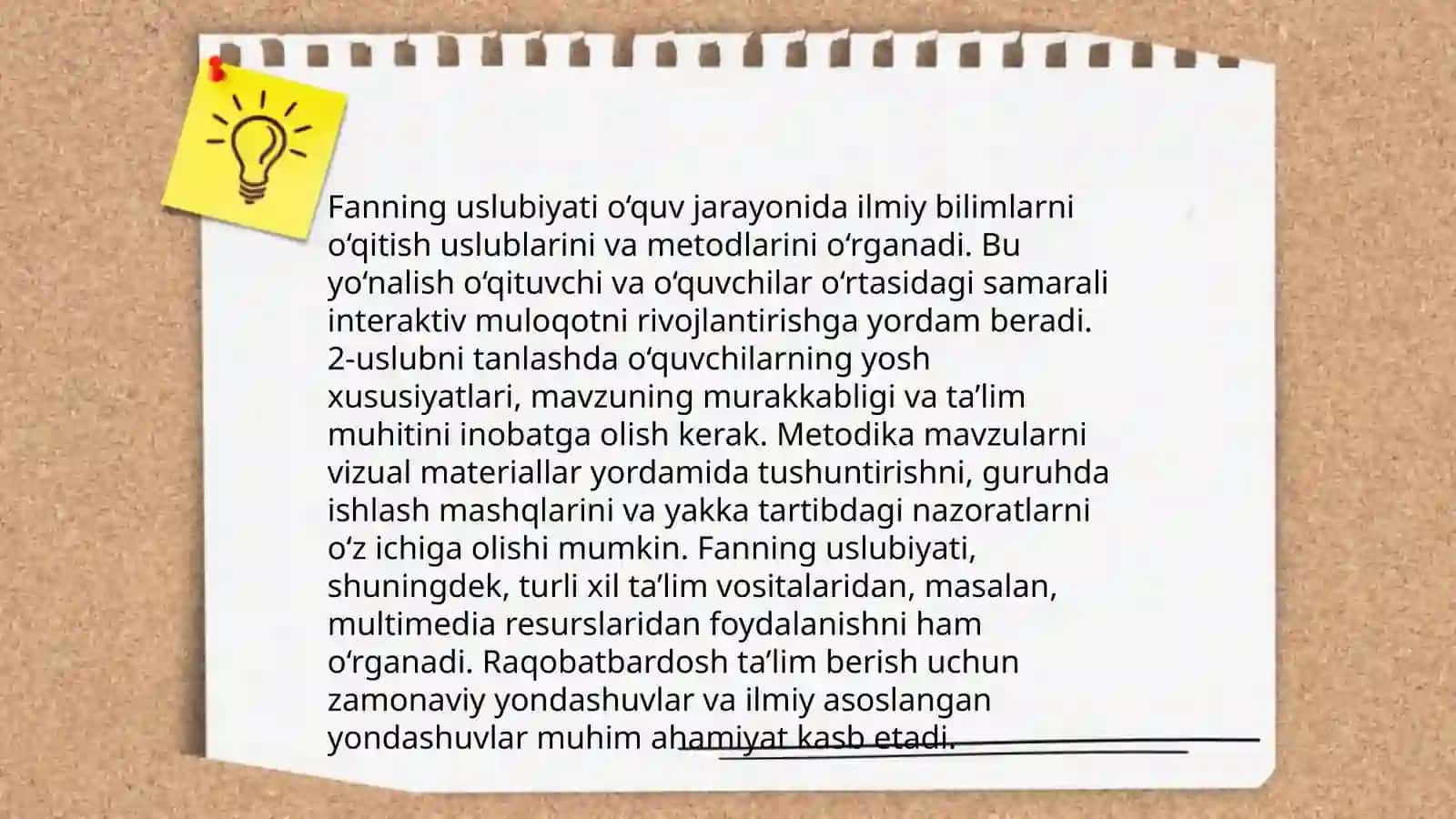 Fan va ta'lim maqsadlari 4