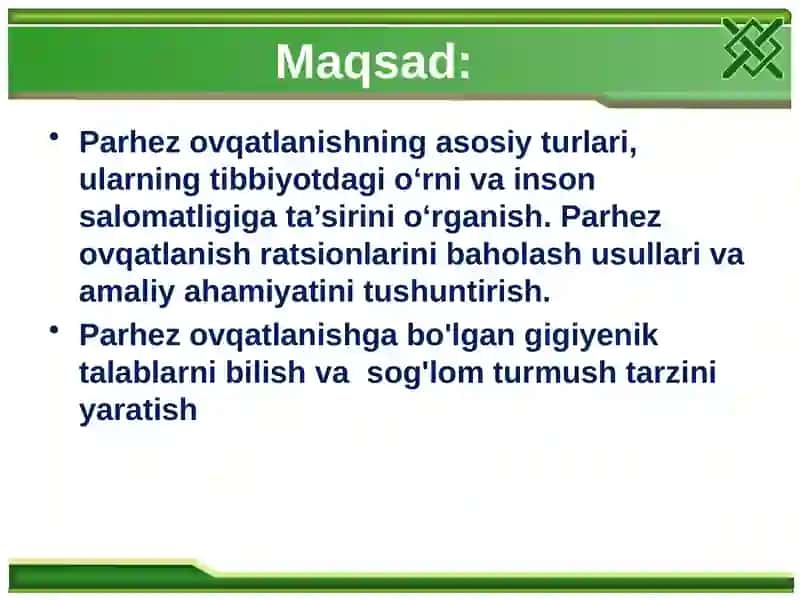 Ovqatlanish gigiyenasi 4