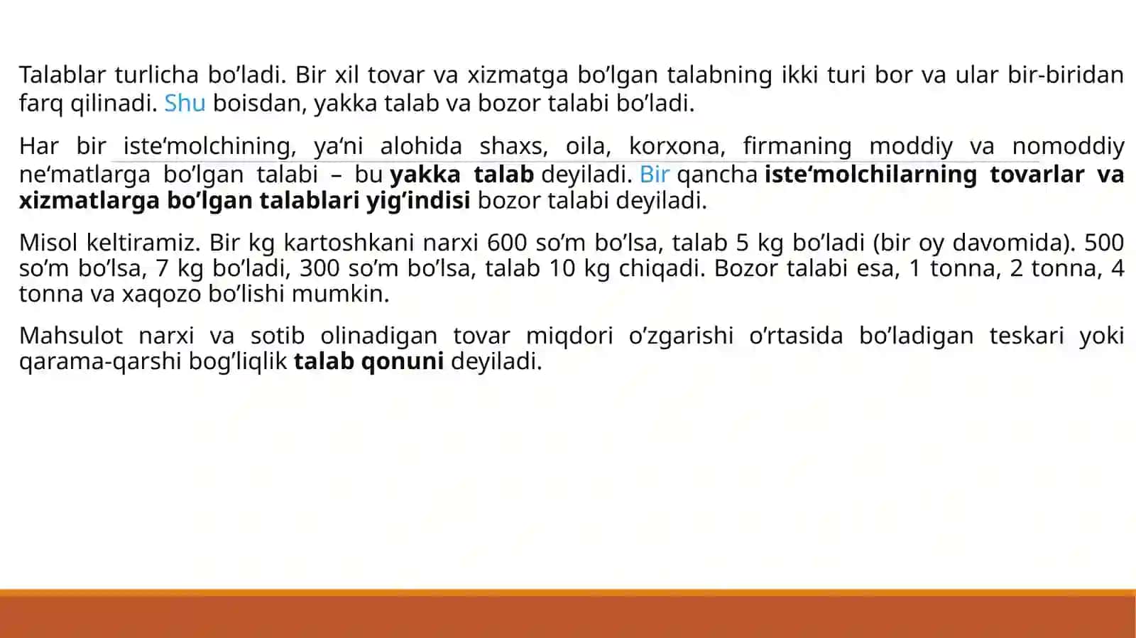 Talab va uning egiluvchanligi 4