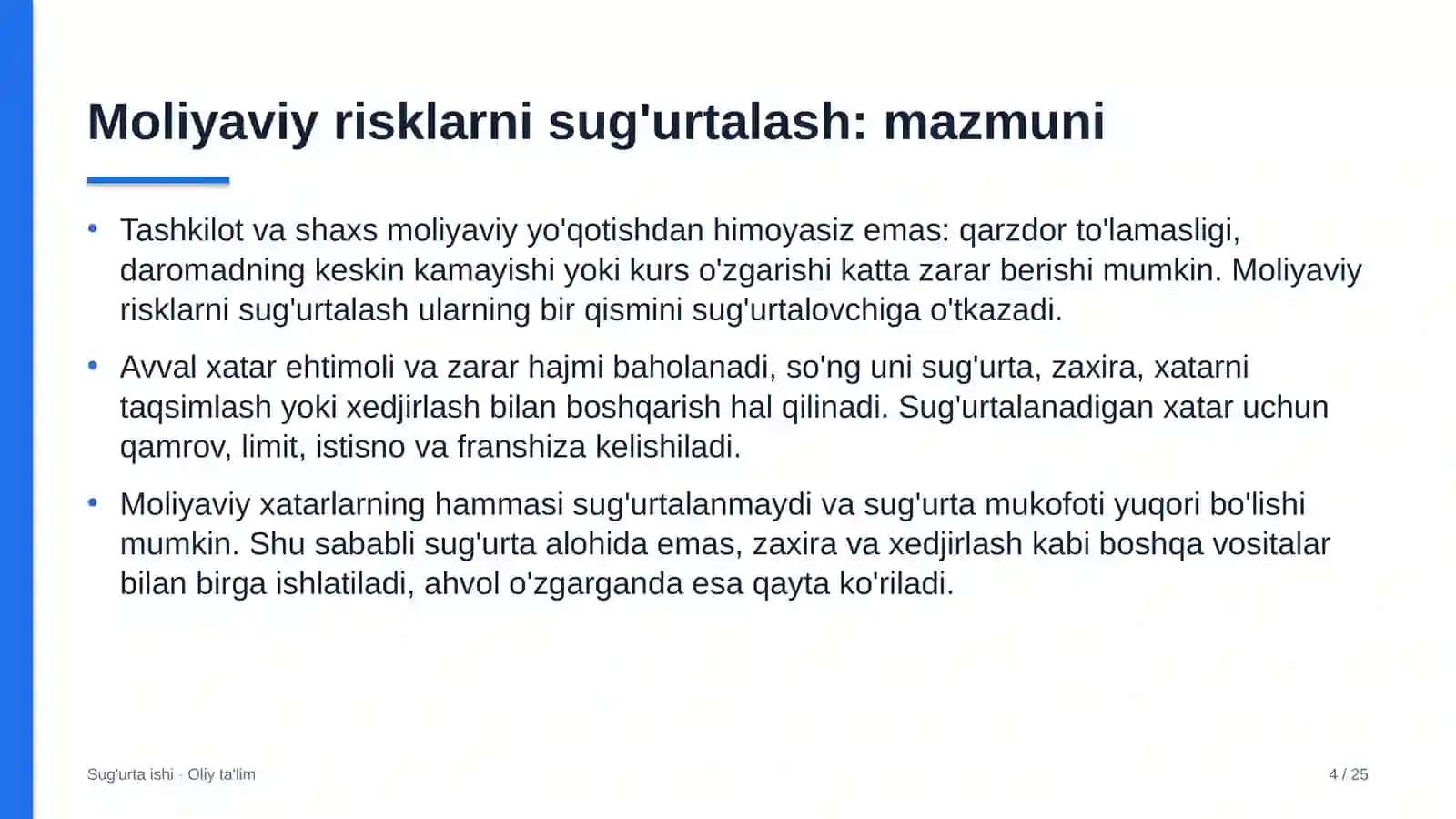aqlli shahar loyihalarida moliyaviy risklarni sug'urtalash 7052 4