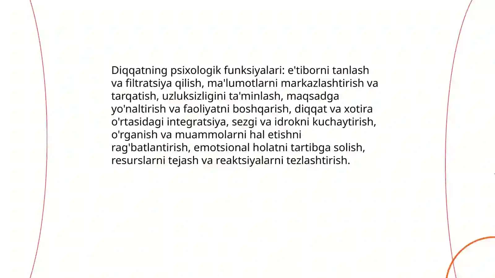 Diqqat va uning tushunchasi 4