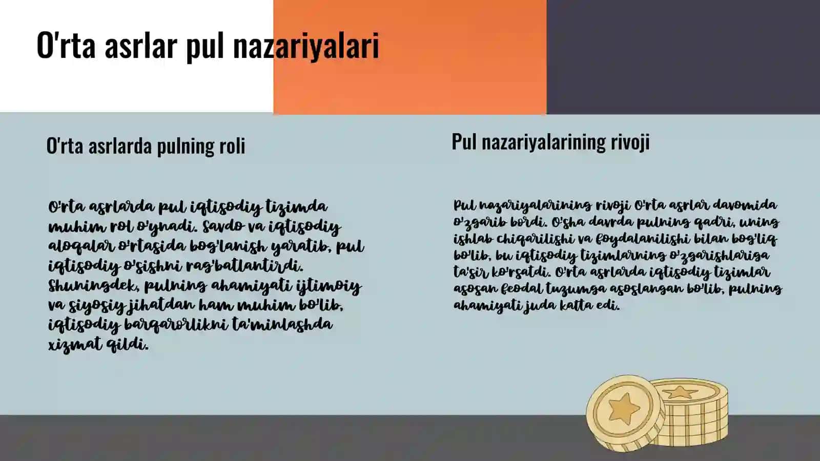 Pul nazariyalari 4