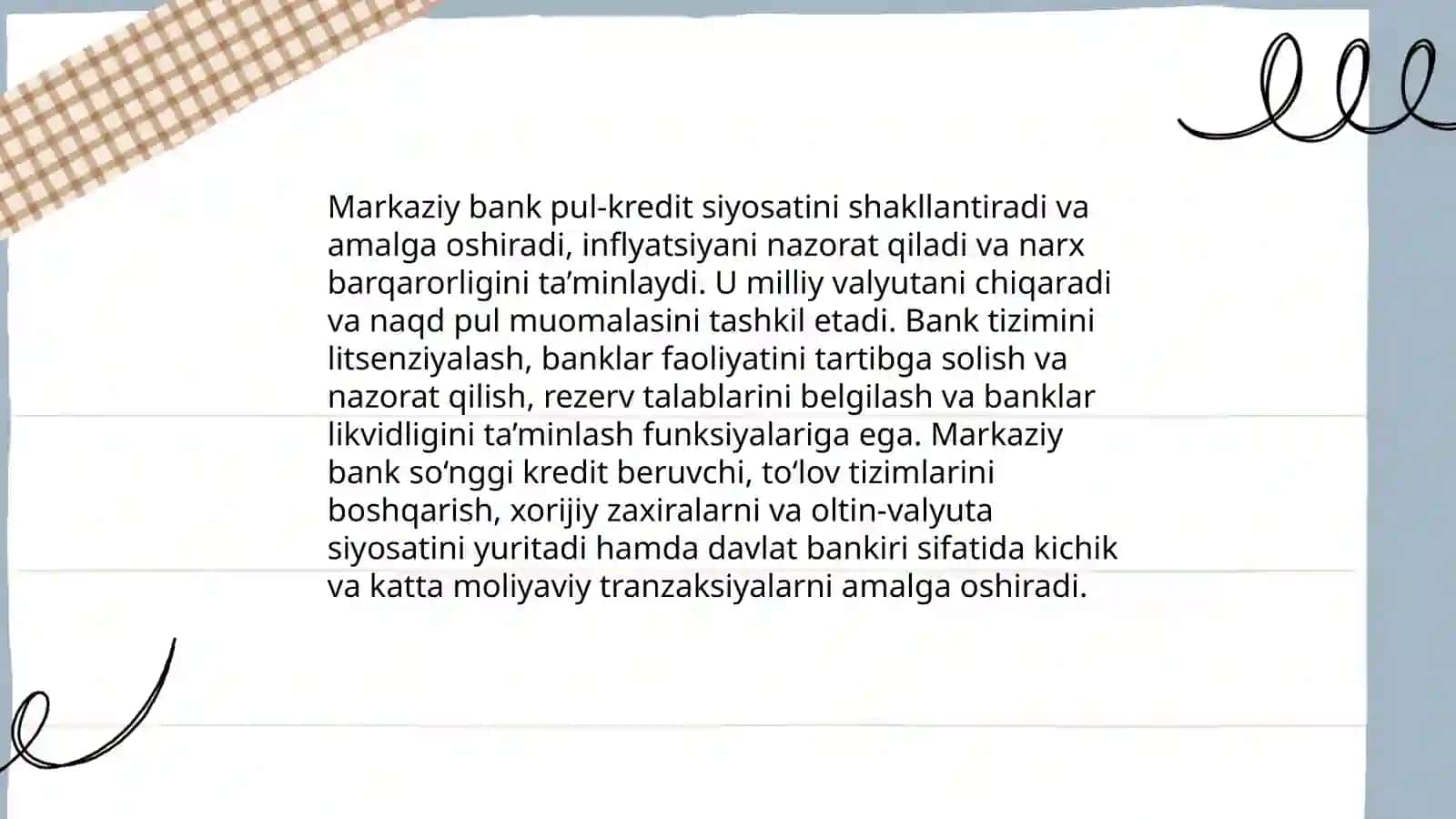 O'zbekiston Respublikasi pul tizimi va uning elementlari 4