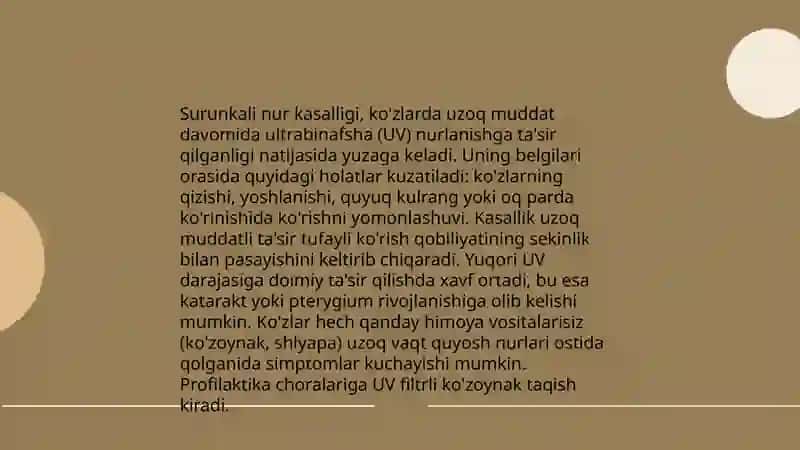 Surunkali nur kasalligi 4