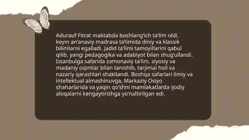 ADURAUF FITRAT HAYOTI VA IJODI 4