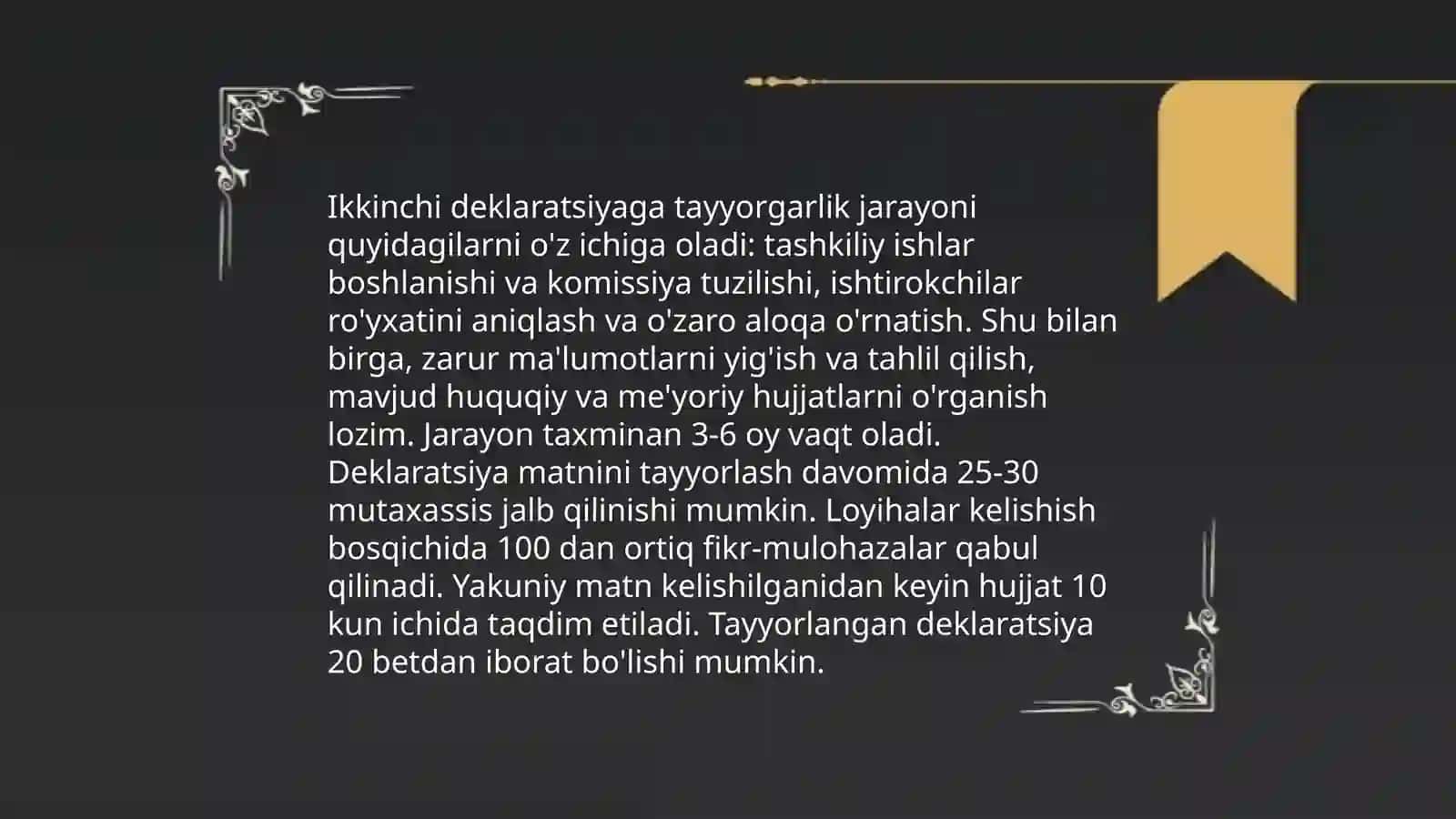 Qohira deklaratsiyasi tarixi va mazmuni 4