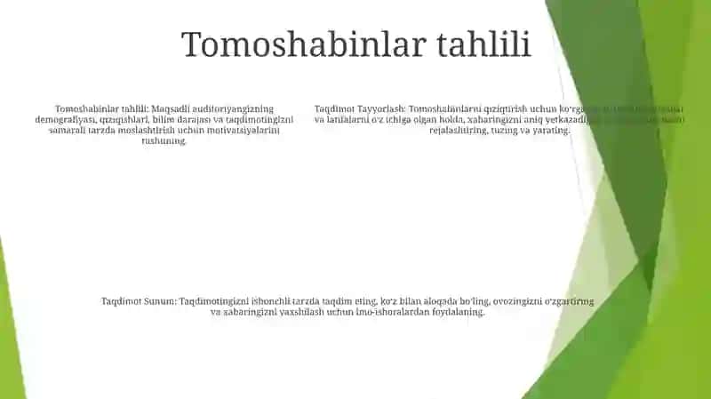 Taqdimot Tayyorlash 4