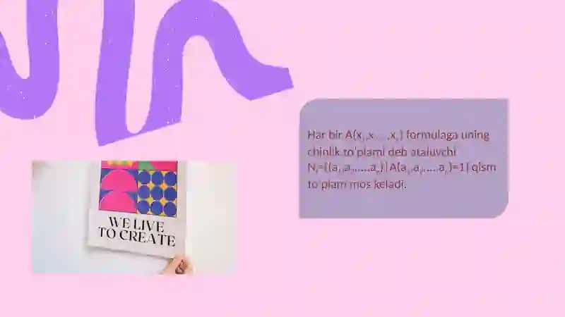Formulalarning normal shakllari 4