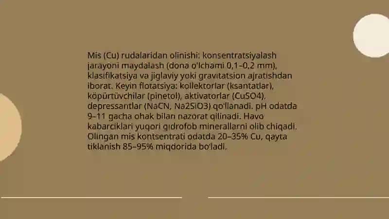 Davriy sistemadagi 1-B guruh elementlarini olinishi 4
